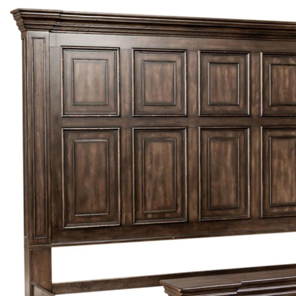 Liberty Furniture Big Valley King Panel Bed in Brownstone, , large