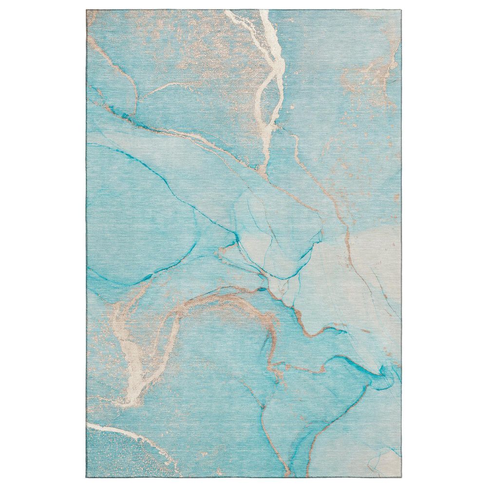 Dalyn Rug Company Odyssey OY7 Teal 9' x 12' Area Rug, , large