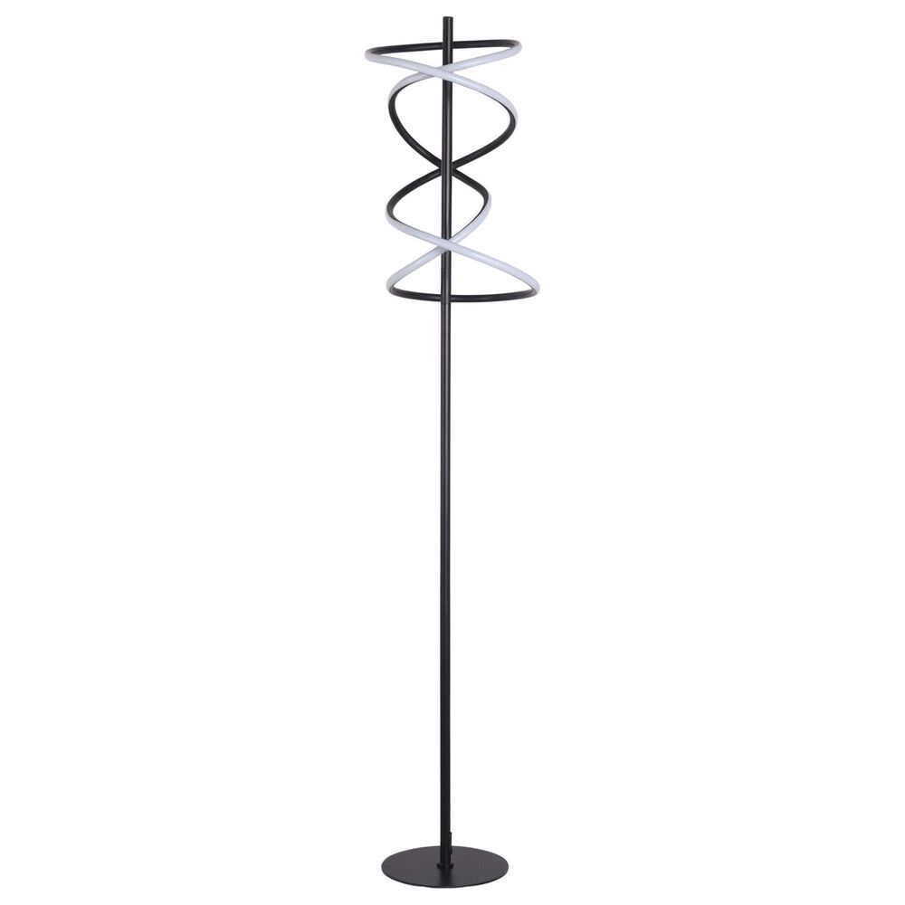 Classy Art Wholesalers Helix Radiance LED Floor Lamp in Matte Black, , large