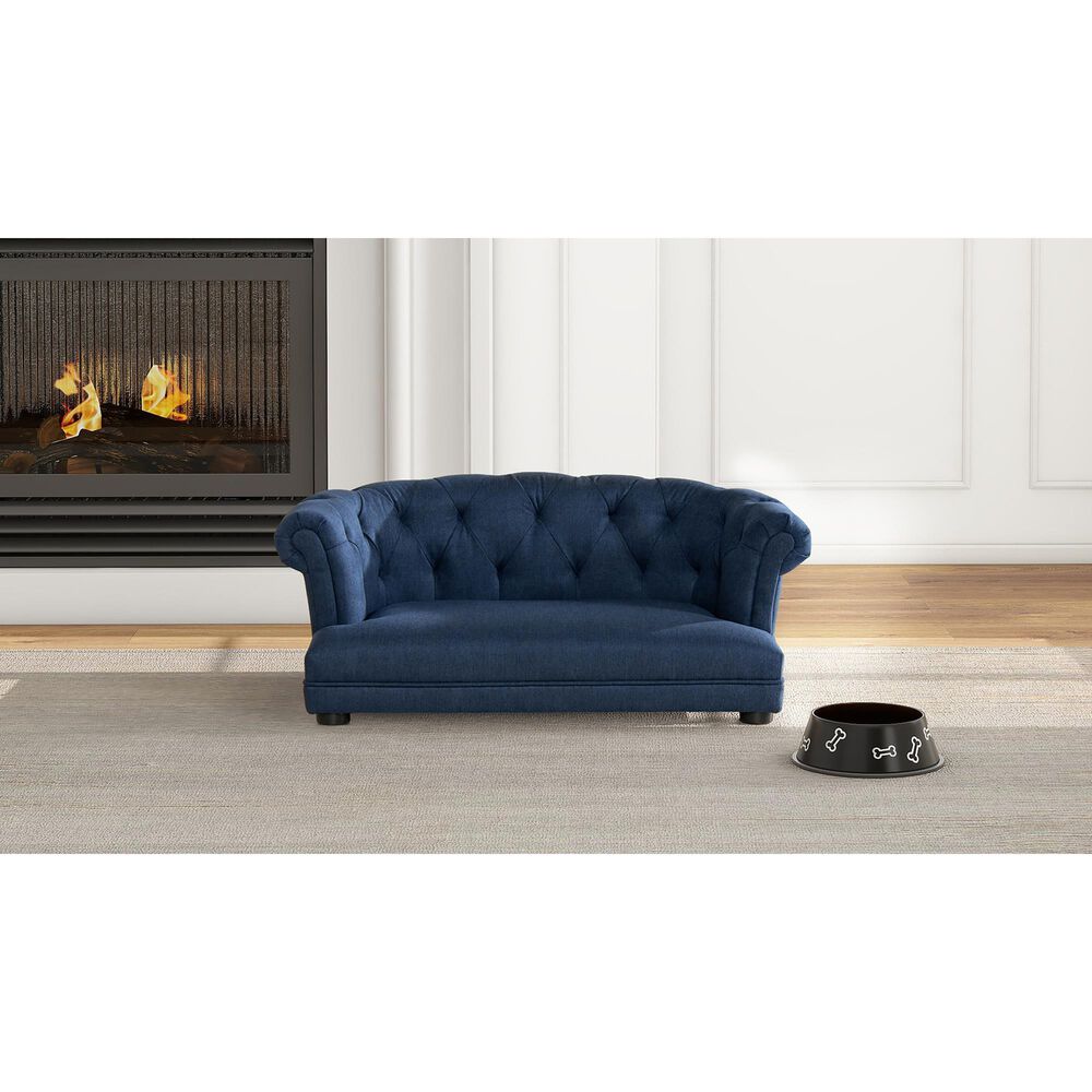 Jennifer Taylor Home Kiki Dog Sofa Bed in Pacific Blue, , large