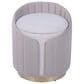 Rta Products Plush Storage Ottoman in Taupe, , large