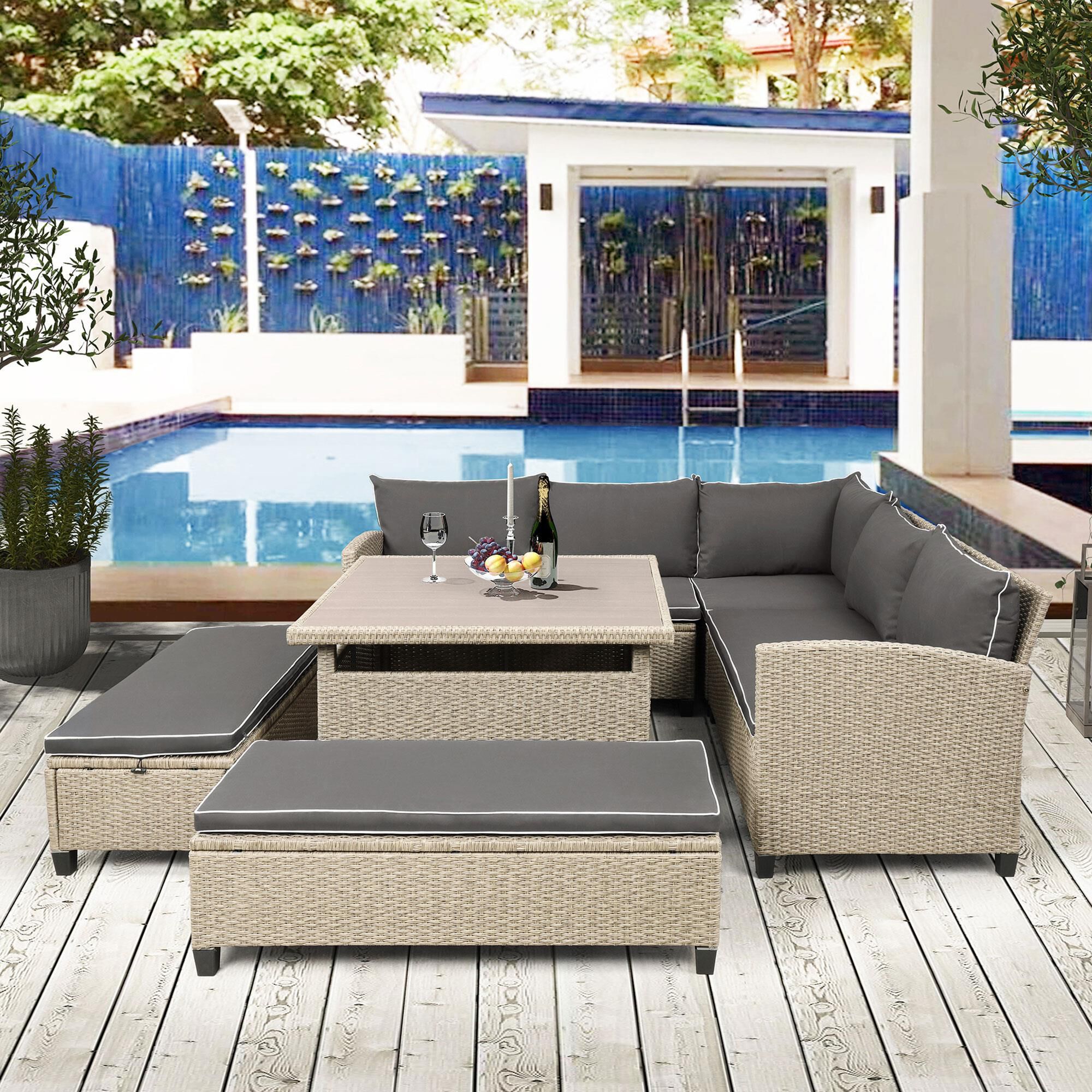 Outdoor sectional seating sets best sale