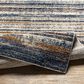 Surya Tuscany 4"3" x 5"7" Blue, Mustard and Cream Area Rug, , large