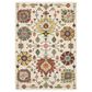 Oriental Weavers Lucca Floral Vibes 2" x 3" Ivory Area Rug, , large