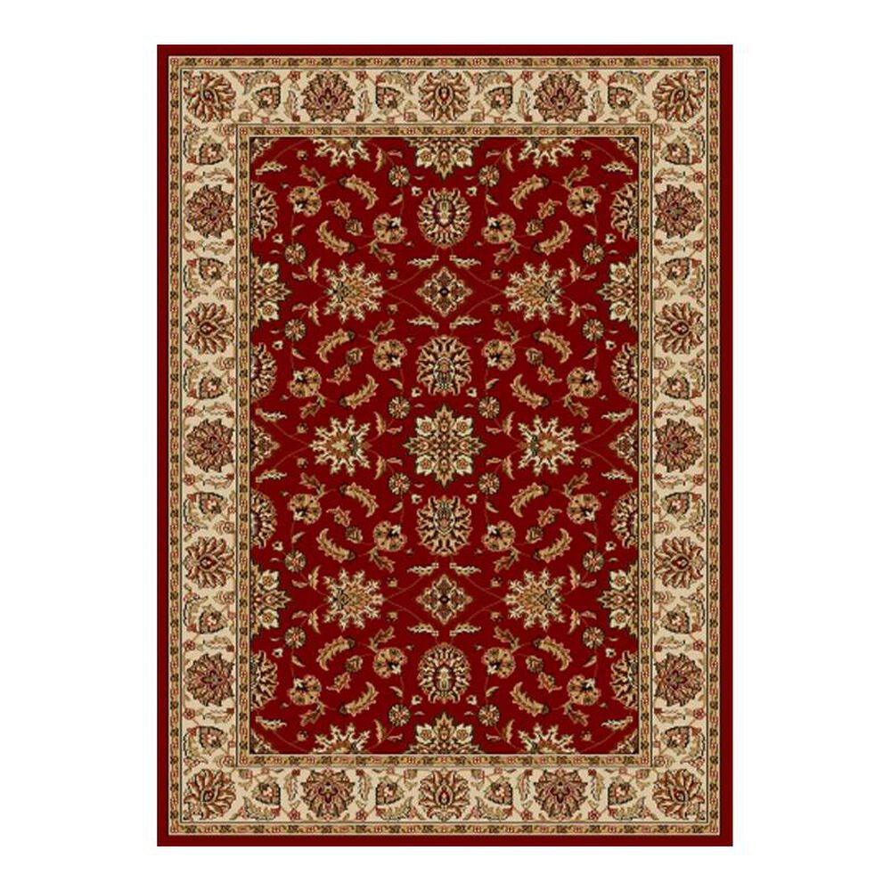 Radici USA Bergamo 1592 8' Round Red Area Rug, , large