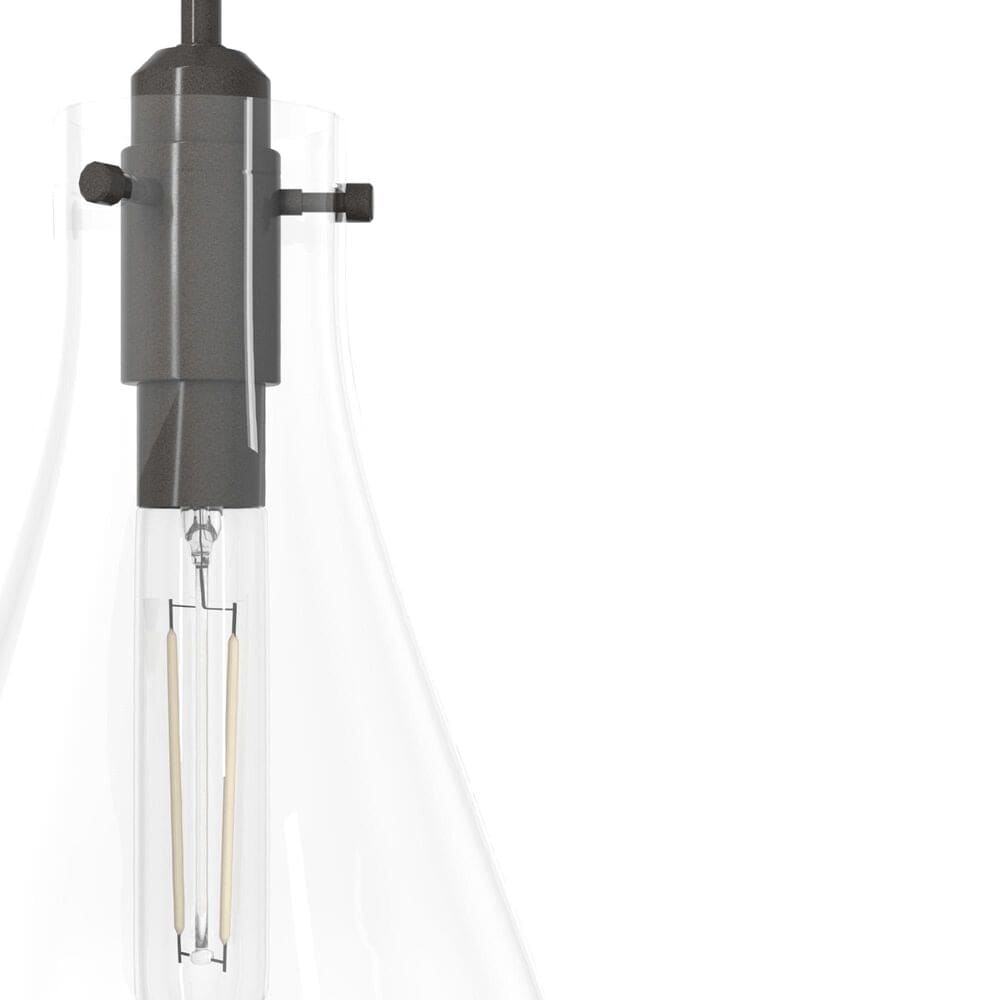 Hunter Lundin 9&quot; 1-Light Pendant in Noble Bronze, , large