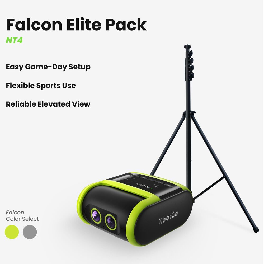 XbotGo Falcon 4K AI Action Camera in Black and Edge Green, , large
