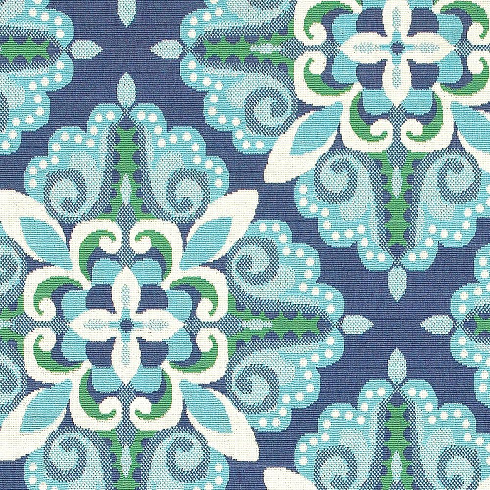 Oriental Weavers Meridian 2206B 2&#39;3&quot; x 7&#39;6&quot; Blue Runner, , large