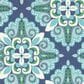 Oriental Weavers Meridian 2206B 2"3" x 7"6" Blue Runner, , large