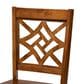 Baxton Studio Nicolette Side Chair in Walnut Brown (Set of 2), , large