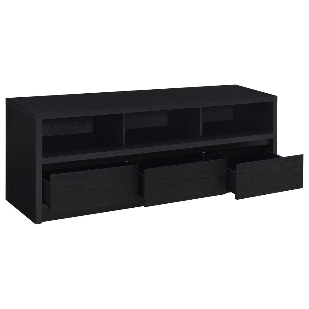 Coaster Rutland 59&quot; TV Stand Media Console in Black, , large