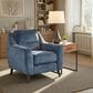 LumiSource Carly Accent Chair in Blue, , large
