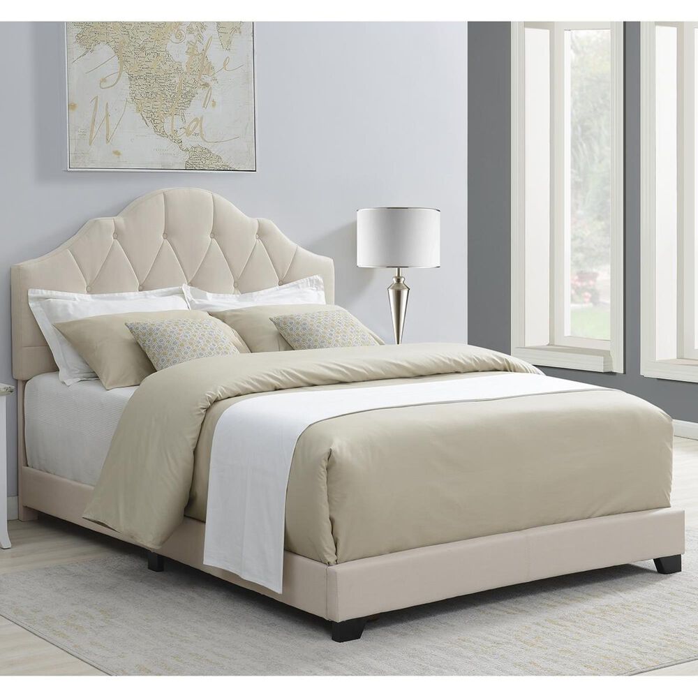 Accentric Approach Accentric Accents Benton King One Box Bed in White, , large