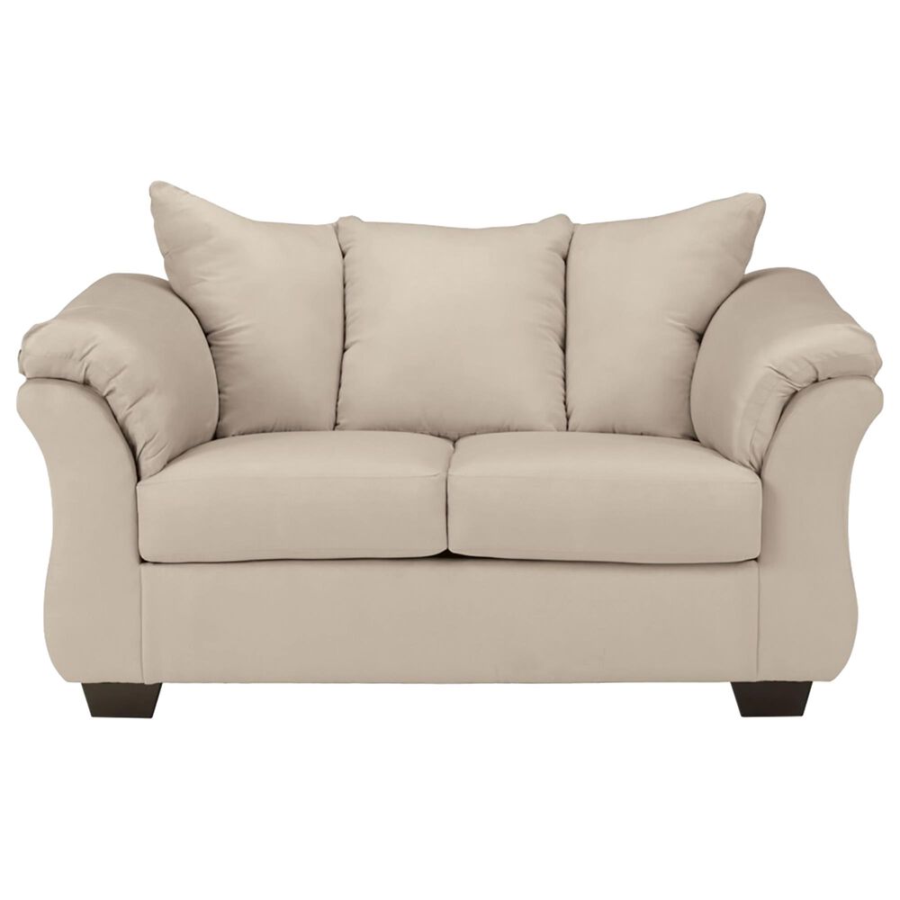 Signature Design by Ashley Darcy Stationary Loveseat in Stone, , large