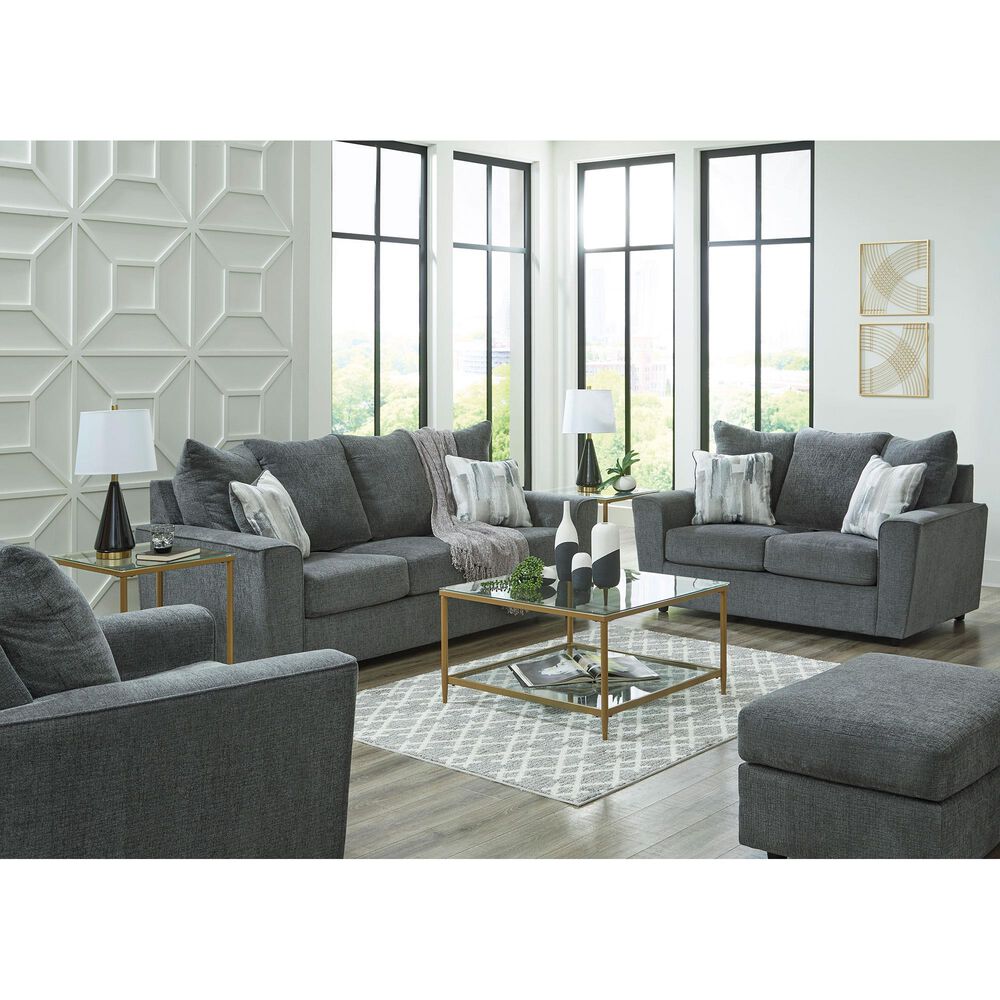 Ashley Stairatt Stationary Sofa in Gravel, , large