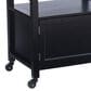 Linon Home Decor Mitchell Kitchen Cart in Black and Grey, , large