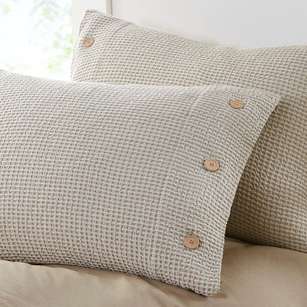 Hampton Park Mara 3-Piece Full/Queen Duvet Cover Set in Taupe, , large