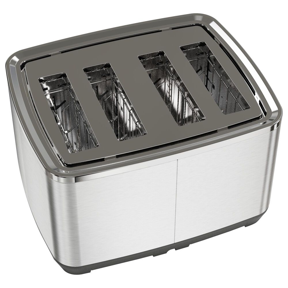 GE - 4-Slice Toaster - Stainless Steel