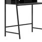 Ashley Yarlow Writing Desk with Shelf in Black, , large