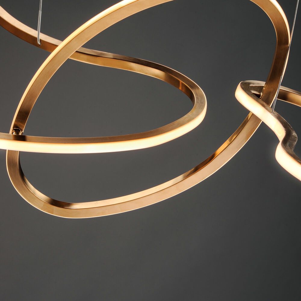 Maxim Lighting Unity 5-Light LED Pendant in Brushed Champagne, , large