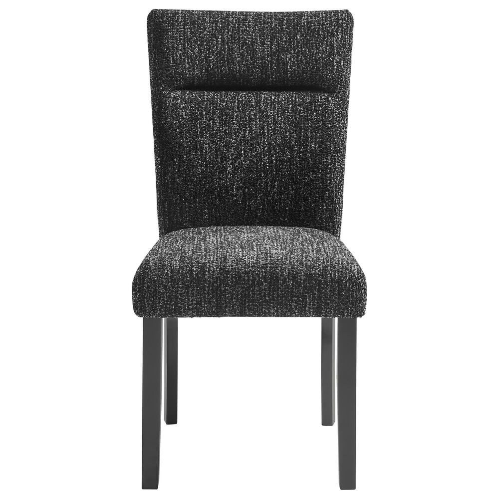 Modern Market Contemporary Dining Side Chair in Black Upholstery, , large