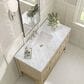 James Martin Vanities Breckenridge 48" Single Vanity in Whitewashed Oak with 3 cm Carrara White Marble Top, , large