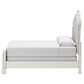 Millenium Arlendyne Queen Upholstered Bed with 2 Nightstands in Antique White, , large