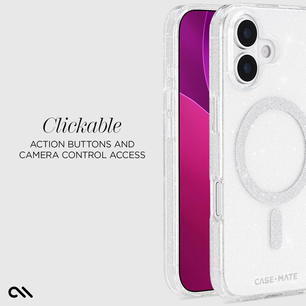 Case-Mate Twinkle MagSafe Case for iPhone 17 in Twilight Silver, , large