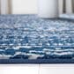 Safavieh Tulum 2" x 11" Navy and Ivory Runner, , large