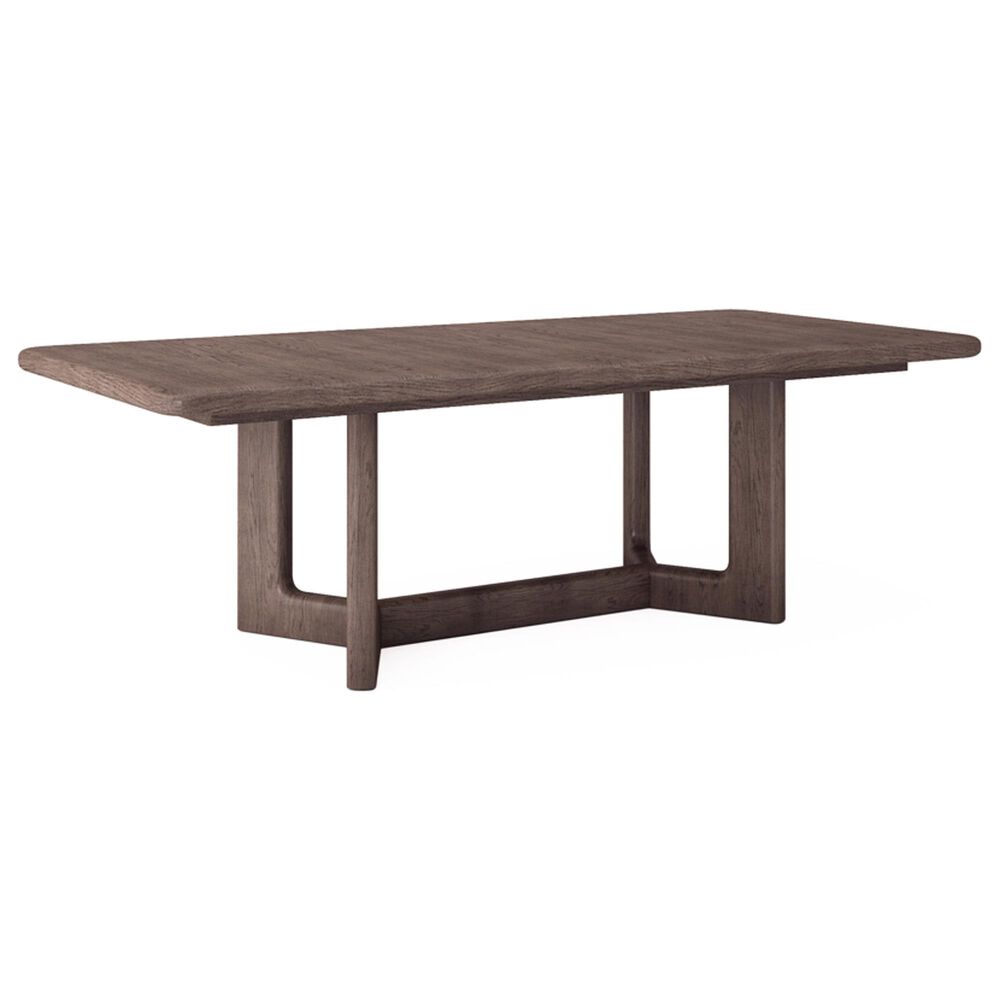 Golden Wave Furniture Ainsworth 7-Piece Rectangular Dining Set in Chocolate, , large