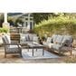 Signature Design by Ashley Visola Stationary Loveseat with Cushion in Gray, , large
