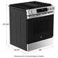 GE Appliances 30" Slide-In Front-Control Gas Range with Steam Clean in Stainless Steel, , large