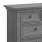 Oxford Baby Weston 2-Piece 4-in-1 Crib and Dresser Nursery Set in Dusk Gray, , large