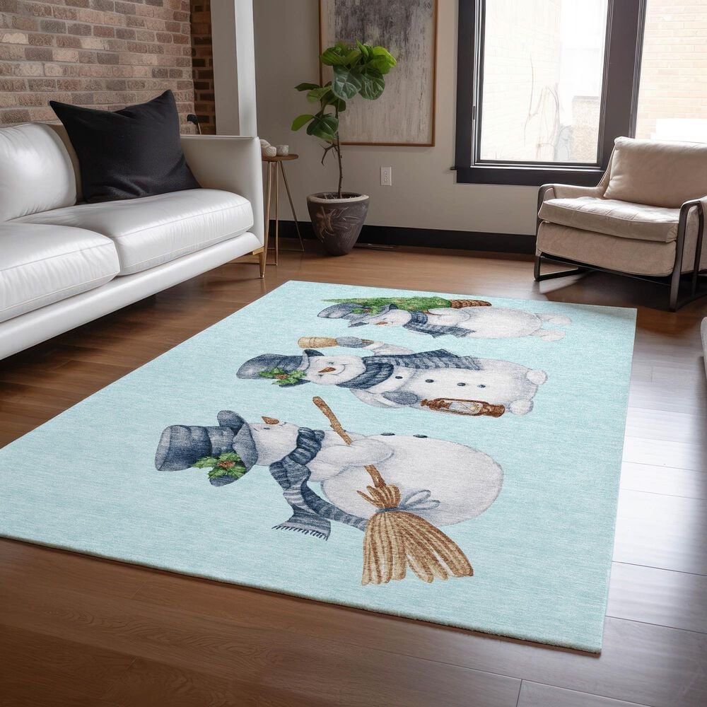 Dalyn Rug Company Wonderland WN34 Sky 5&#39; x 7&#39;6&quot; Area Rug, , large