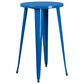 Flash Furniture 3-Piece Metal Bar Table Set in Blue, , large