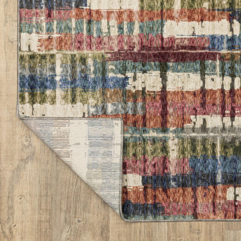 Oriental Weavers Tisdell TIS12 Multicolor 2'3" x 7'6" Runner, , large