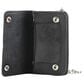Black Canyon Outfitters 6" Leather Wallet with Buffalo Nickel Snap Chain in Black, , large