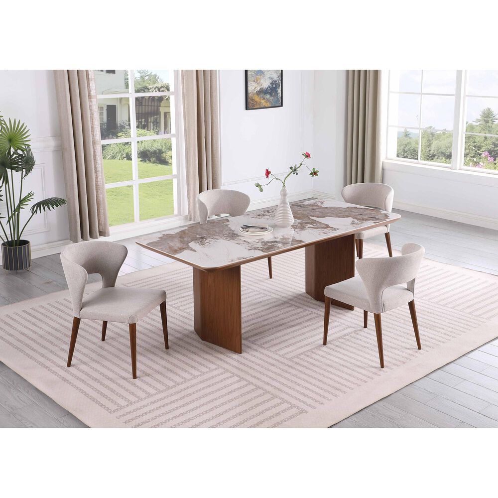 Monroe Ruby Double Pedestal Dining Table, , large