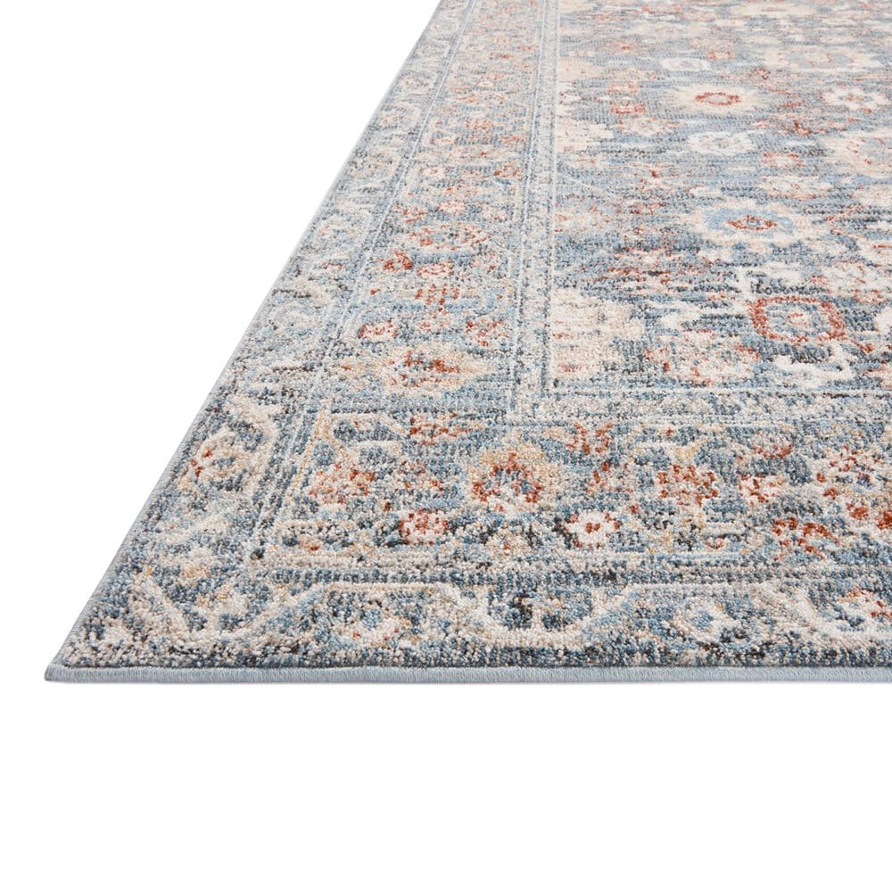 Loloi II Odette 11&#39;2&quot; x 15&#39;7&quot; Sky and Rust Area Rug, , large