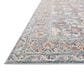 Loloi II Odette 11"2" x 15"7" Sky and Rust Area Rug, , large