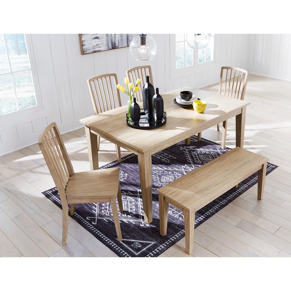 Ashley Gleanville Dining Chair in Light Brown &#40;Set of 2&#41;, , large