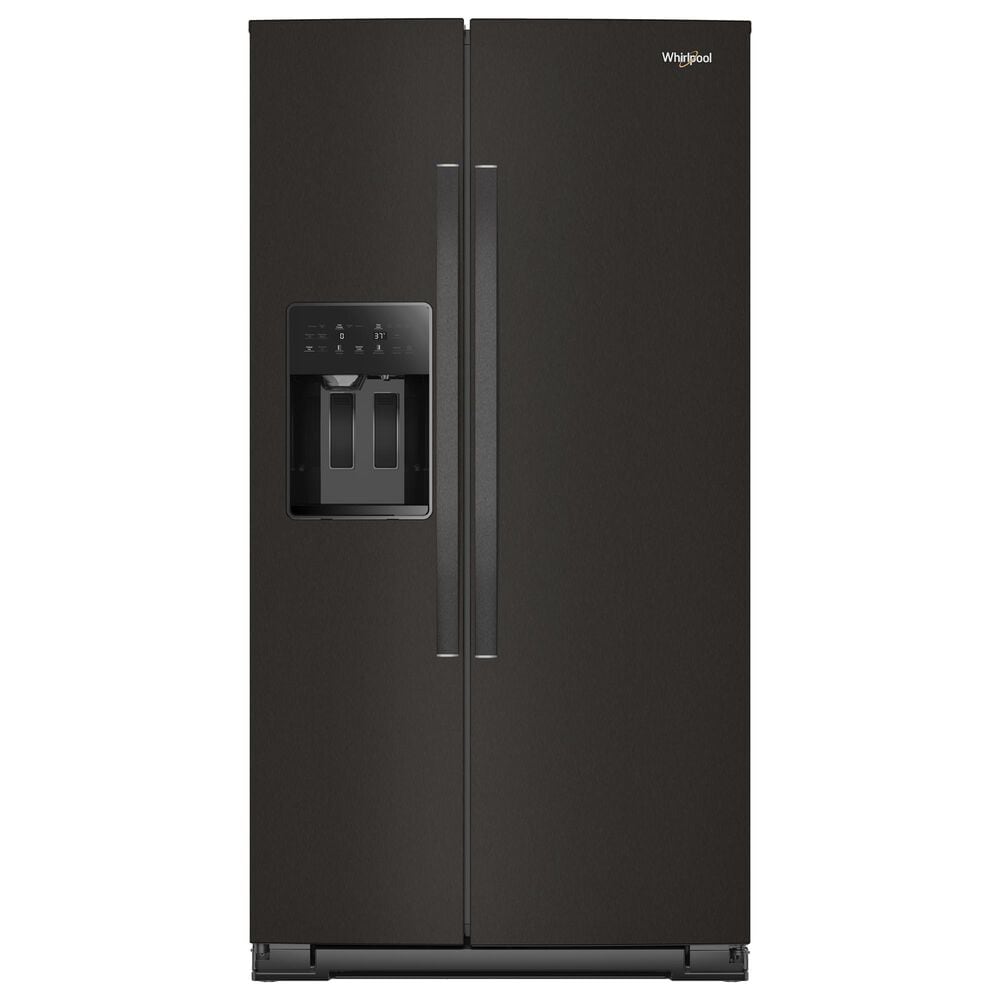 Whirlpool 20.85 Cu. Ft. Counter Depth Freestanding Side by Side Refrigerator in Black Stainless, , large