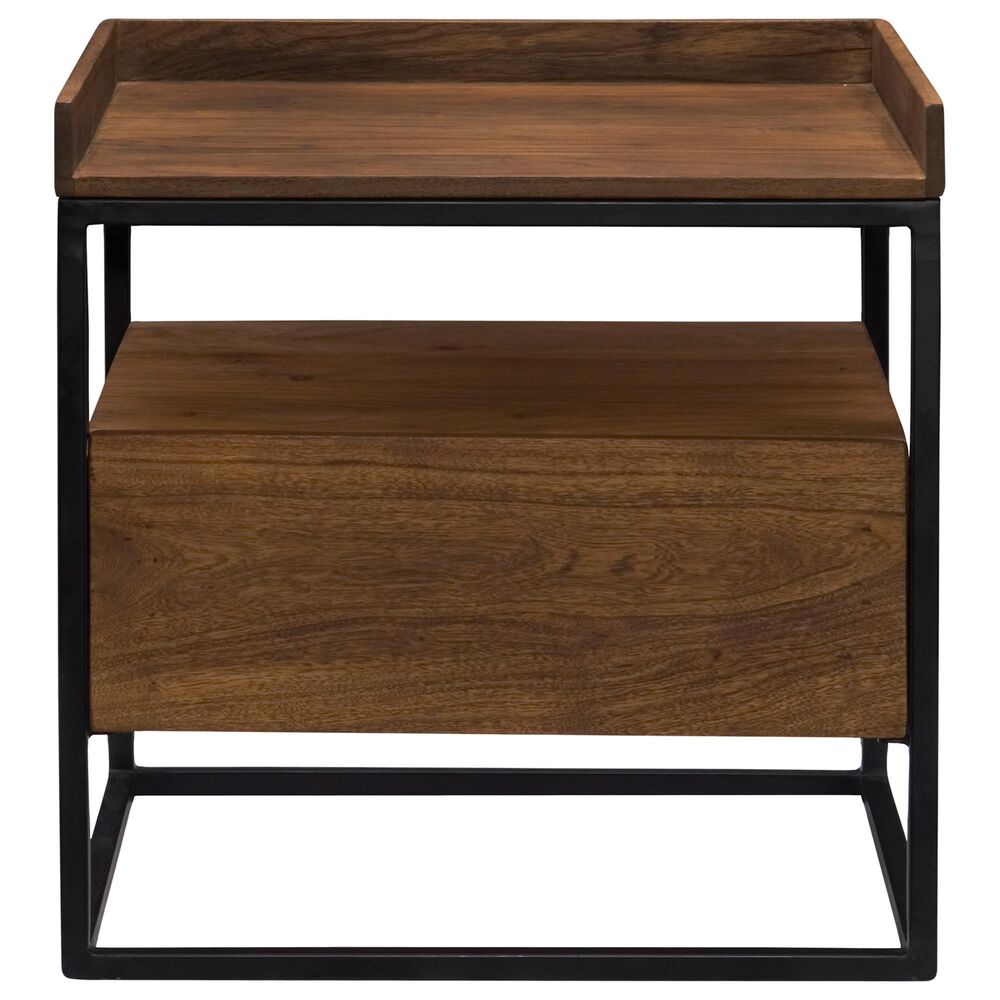 Moe"s Home Collection Vancouver Side Table in Brown and Black, , large