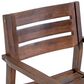 Hearth and Haven Stamford Patio Dining Chair in Dark Brown (Set of 2), , large