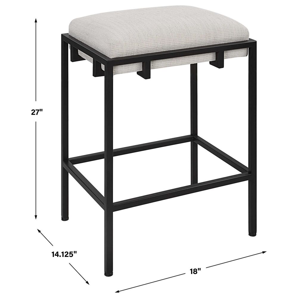 Uttermost Paradox Counter Stool in Black, , large