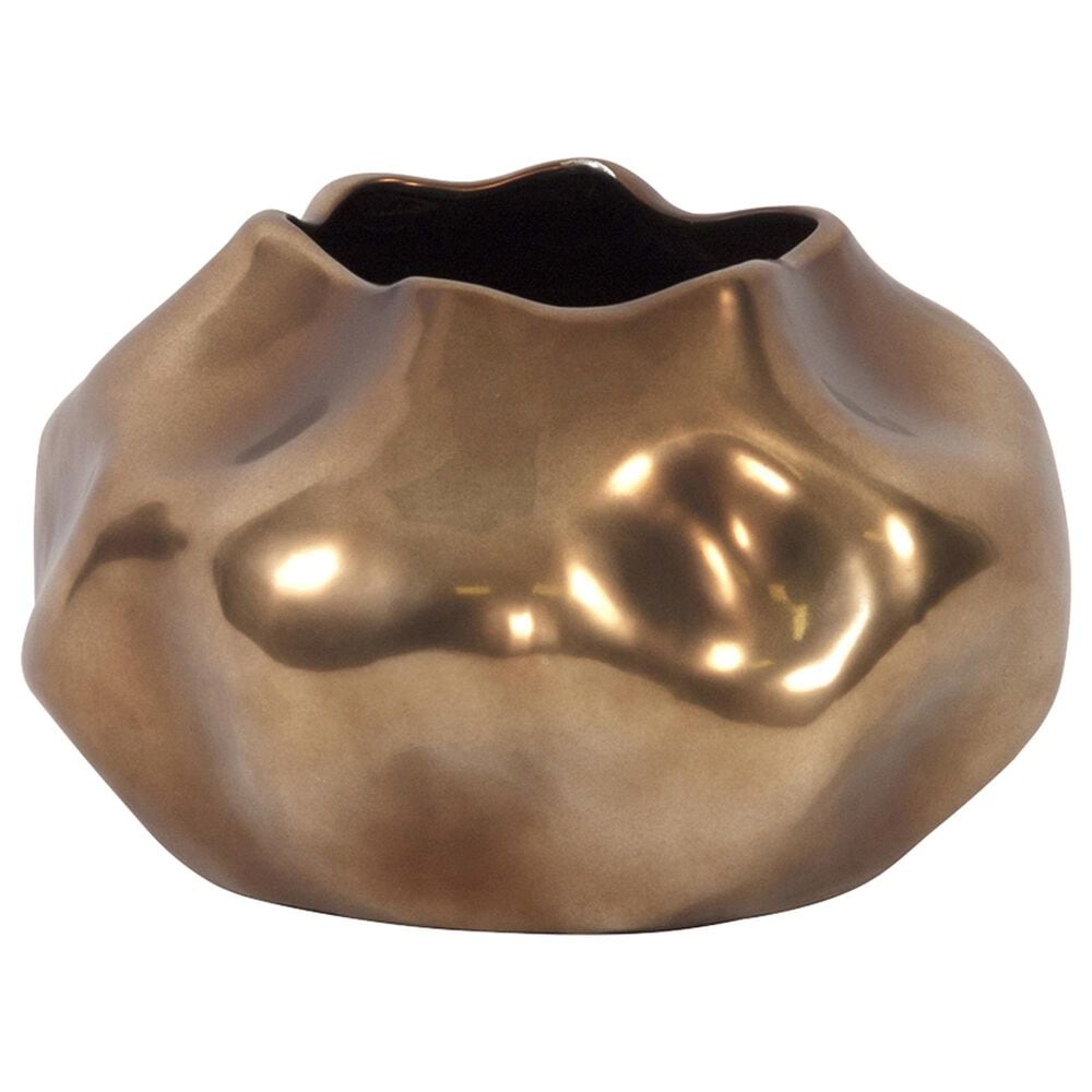 Howard Elliott Small Vase in Matte Bronze, , large