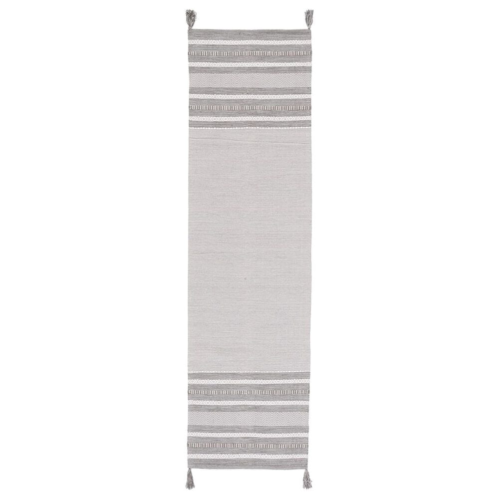 Safavieh Montauk MTK214F 2"3" x 8" Grey and Ivory Runner, , large