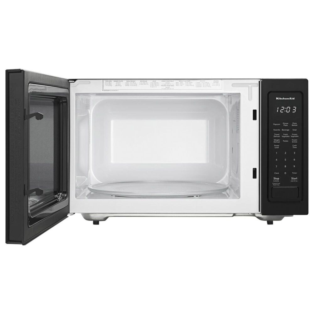 KitchenAid Self-cleaning Convection Microwave Wall Oven Combo (Black Stainless Steel) (Common ...