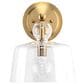 Jamie Young Direct Ship Halden Glass Wall Sconce in Brass, , large
