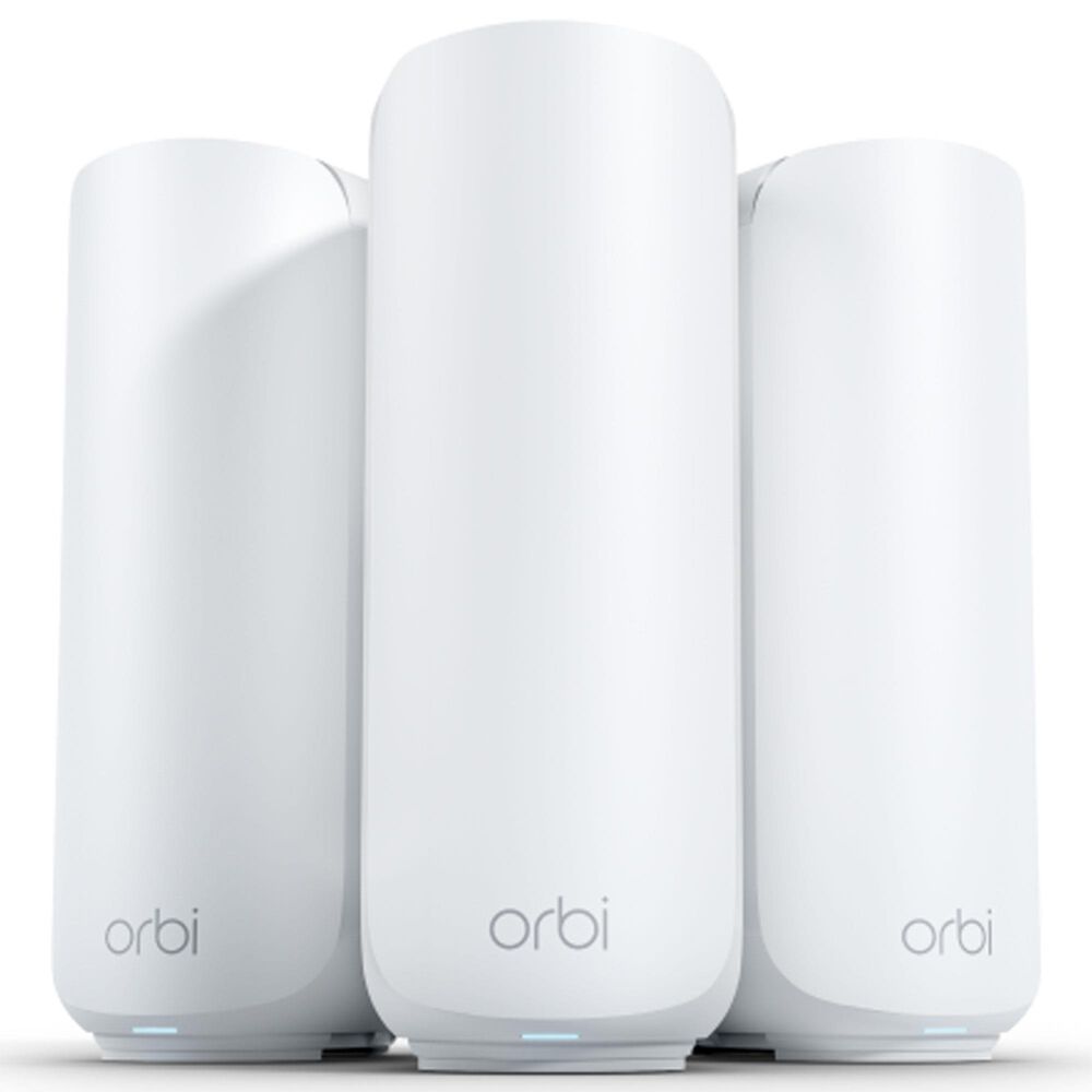 NETGEAR Orbi 370 Dual-Band Wi-Fi 7 Mesh Router in White (3-Pack), , large